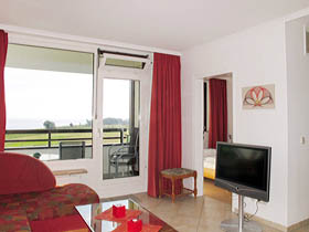 Blick ins Wohnzimmer