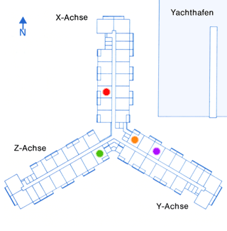 Lage der Apartments